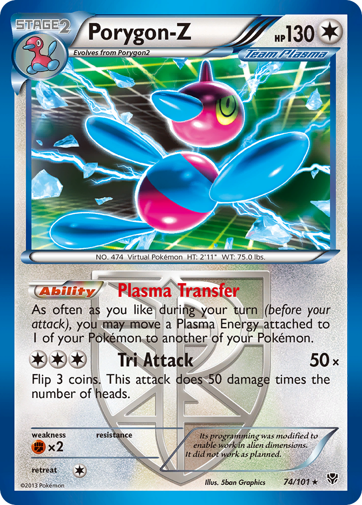 Porygon-Z (74/101) [Black & White: Plasma Blast] | Gear Gaming Bentonville