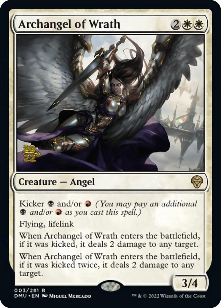 Archangel of Wrath [Dominaria United Prerelease Promos] | Gear Gaming Bentonville