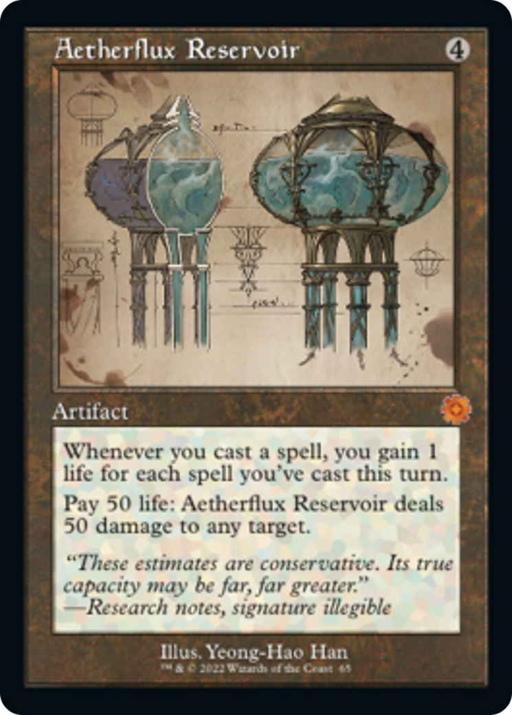 Aetherflux Reservoir (Retro Schematic) [The Brothers' War Retro Artifacts] | Gear Gaming Bentonville