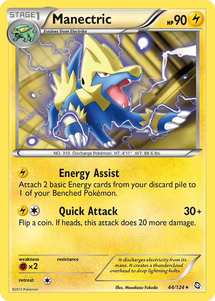 Manectric (44/124) [Black & White: Dragons Exalted] | Gear Gaming Bentonville