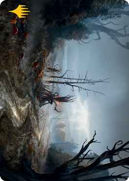 Overgrown Farmland Art Card (Gold-Stamped Signature) [Innistrad: Midnight Hunt Art Series] | Gear Gaming Bentonville