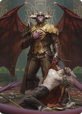 Ob Nixilis, the Adversary 1 Art Card [Streets of New Capenna Art Series] | Gear Gaming Bentonville