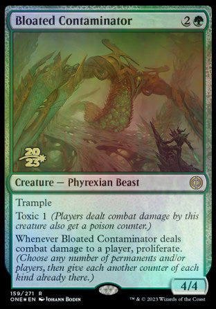 Bloated Contaminator [Phyrexia: All Will Be One Prerelease Promos] | Gear Gaming Bentonville