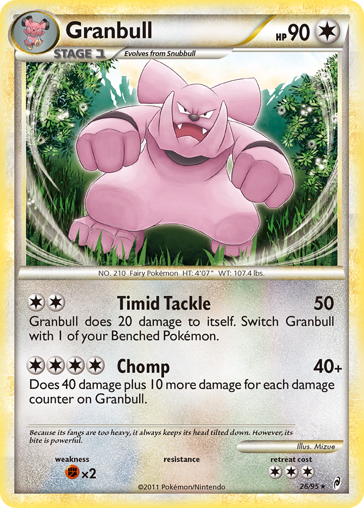 Granbull (26/95) [HeartGold & SoulSilver: Call of Legends] | Gear Gaming Bentonville