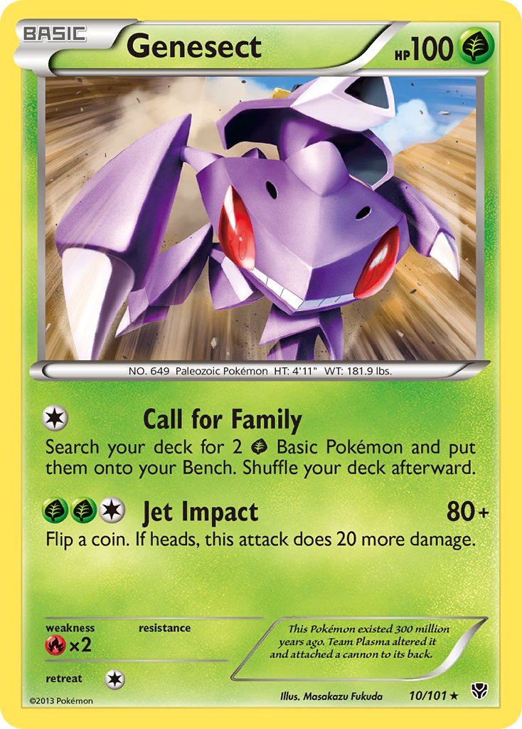 Genesect (10/101) (Theme Deck Exclusive) [Black & White: Plasma Blast] | Gear Gaming Bentonville