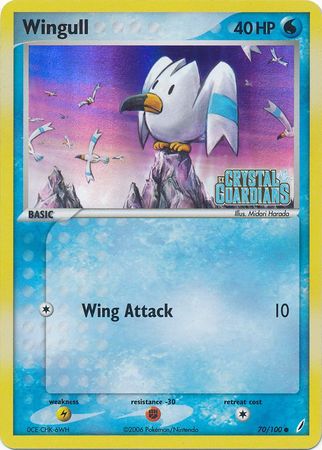 Wingull (70/100) (Stamped) [EX: Crystal Guardians] | Gear Gaming Bentonville