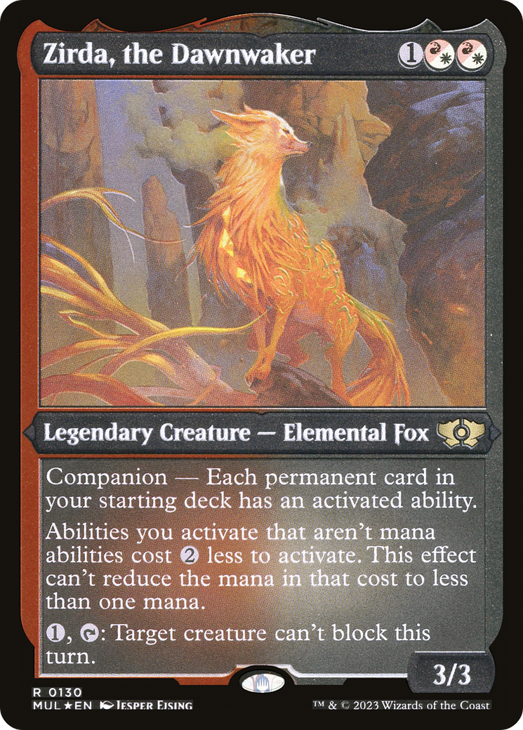 Zirda, the Dawnwaker (Foil Etched) [Multiverse Legends] | Gear Gaming Bentonville