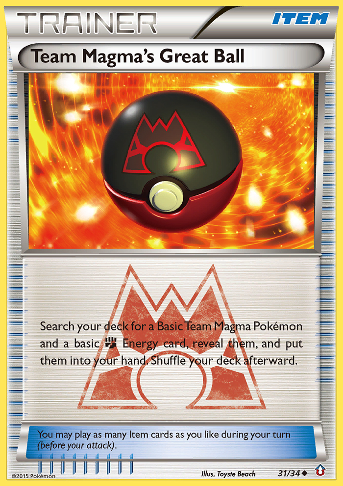 Team Magma's Great Ball (31/34) [XY: Double Crisis] | Gear Gaming Bentonville