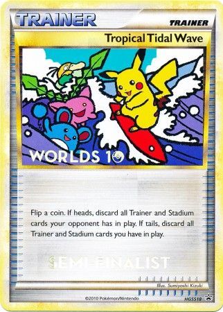 Tropical Tidal Wave (HGSS18) (Semi Finalist) [HeartGold & SoulSilver: Black Star Promos] | Gear Gaming Bentonville