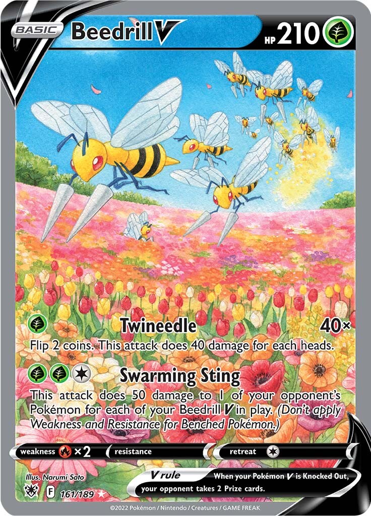 Beedrill V (161/189) [Sword & Shield: Astral Radiance] | Gear Gaming Bentonville