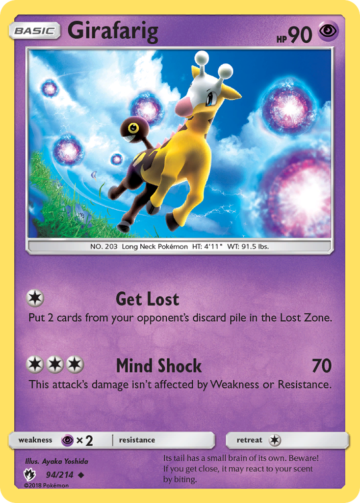 Girafarig (94/214) [Sun & Moon: Lost Thunder] | Gear Gaming Bentonville