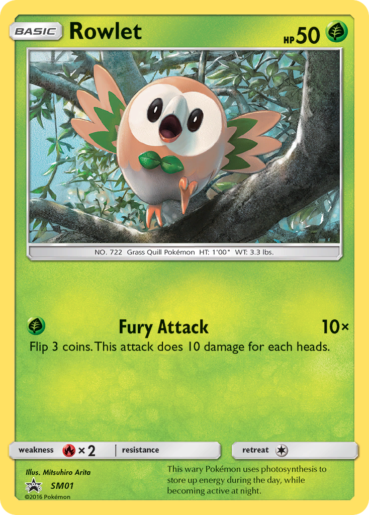 Rowlet (SM01) [Sun & Moon: Black Star Promos] | Gear Gaming Bentonville