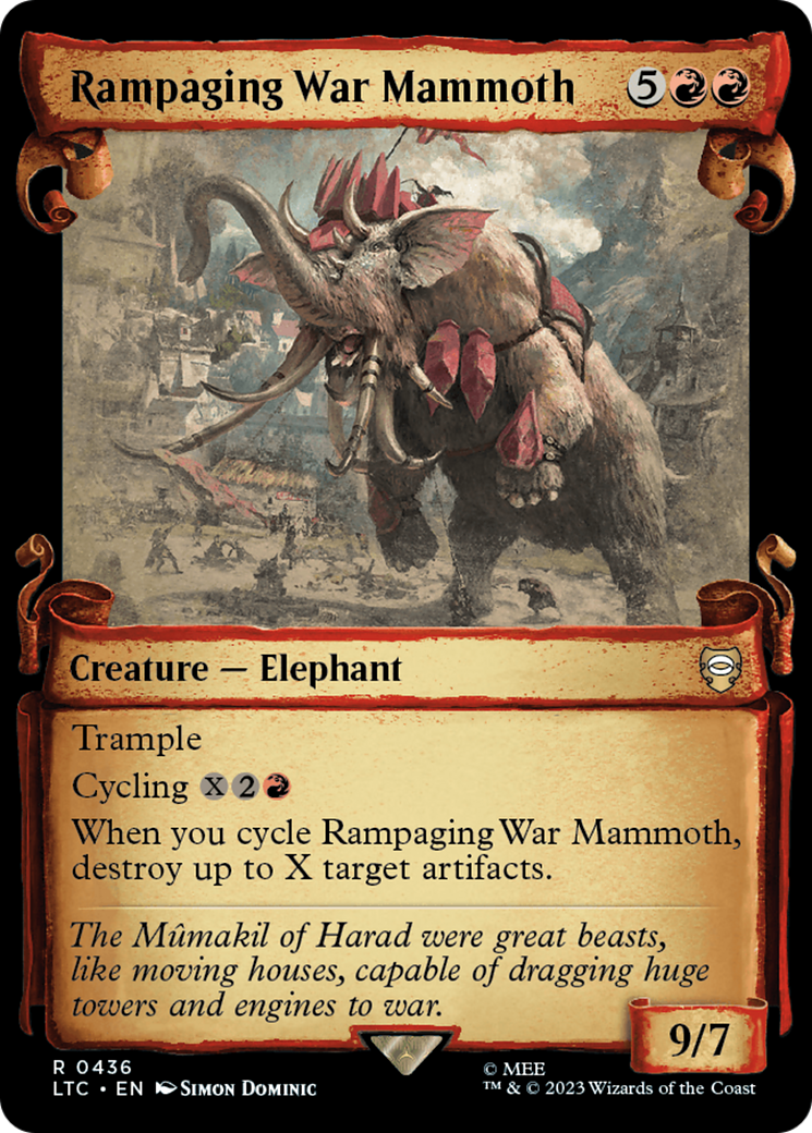 Rampaging War Mammoth [The Lord of the Rings: Tales of Middle-Earth Commander Showcase Scrolls] | Gear Gaming Bentonville