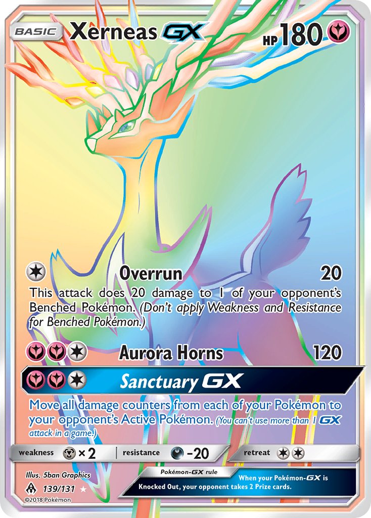 Xerneas GX (139/131) [Sun & Moon: Forbidden Light] | Gear Gaming Bentonville