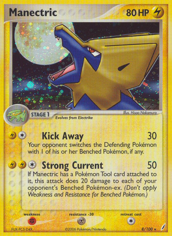 Manectric (8/100) [EX: Crystal Guardians] | Gear Gaming Bentonville