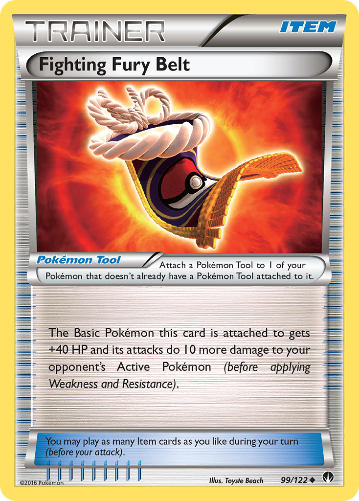 Fighting Fury Belt (99/122) [XY: BREAKpoint] | Gear Gaming Bentonville