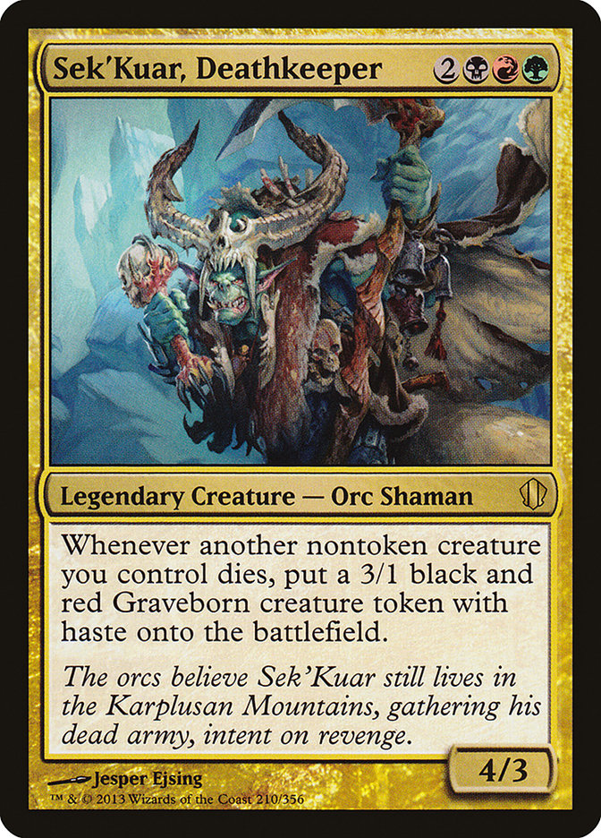 Sek'Kuar, Deathkeeper [Commander 2013] | Gear Gaming Bentonville