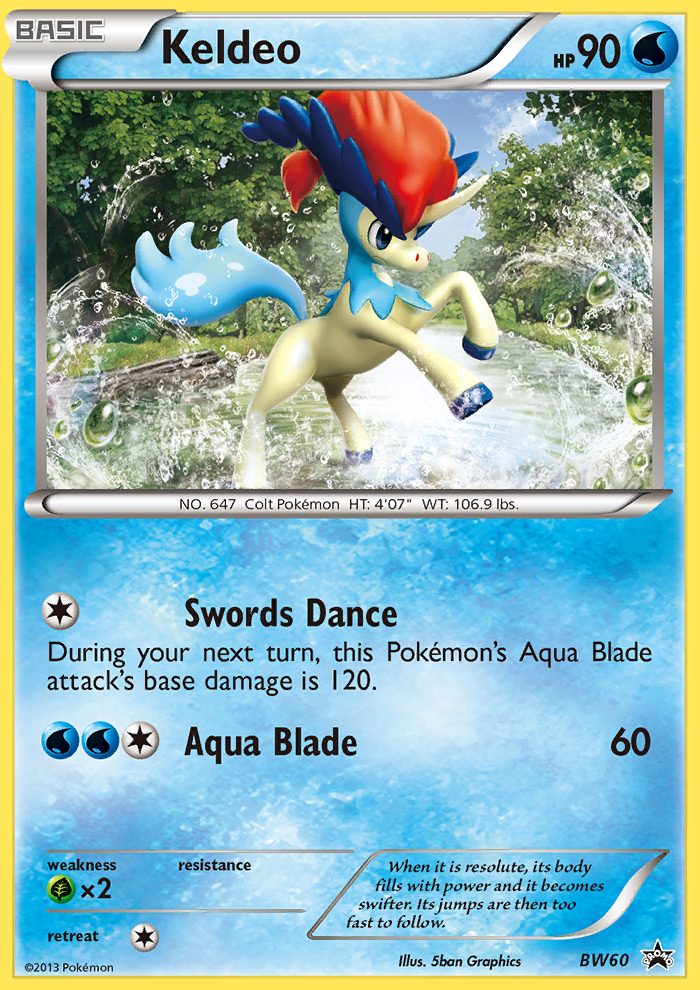 Keldeo (BW60) [Black & White: Black Star Promos] | Gear Gaming Bentonville