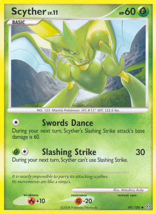 Scyther (49/100) [Diamond & Pearl: Stormfront] | Gear Gaming Bentonville