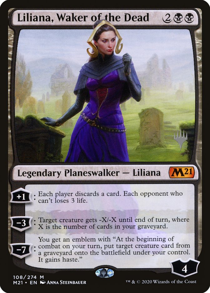 Liliana, Waker of the Dead (Promo Pack) [Core Set 2021 Promos] | Gear Gaming Bentonville