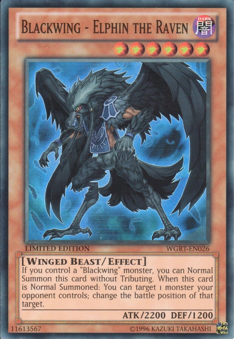 Blackwing - Elphin the Raven [WGRT-EN026] Super Rare | Gear Gaming Bentonville