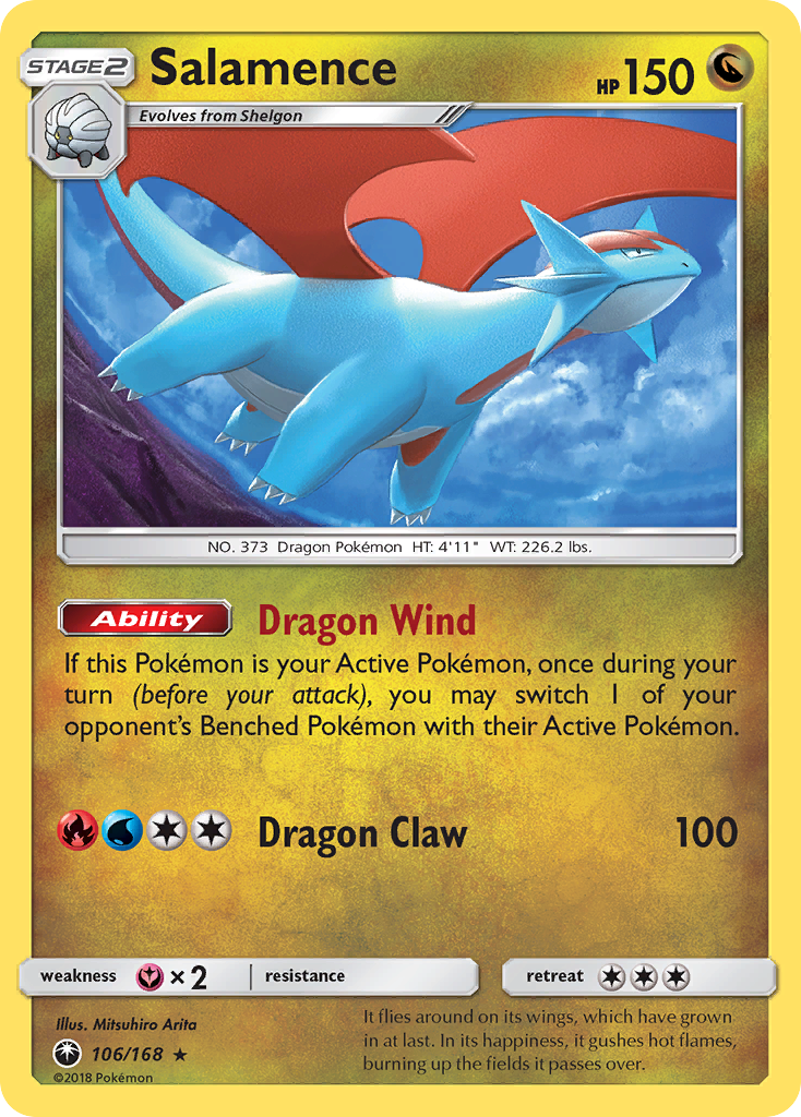 Salamence (106/168) [Sun & Moon: Celestial Storm] | Gear Gaming Bentonville