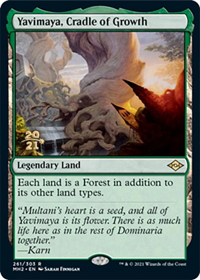 Yavimaya, Cradle of Growth [Modern Horizons 2 Prerelease Promos] | Gear Gaming Bentonville