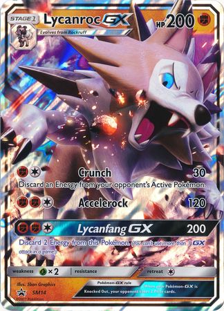 Lycanroc GX (SM14) (Jumbo Card) [Sun & Moon: Black Star Promos] | Gear Gaming Bentonville