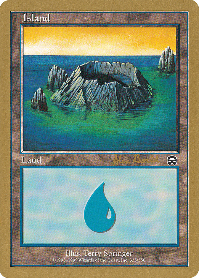 Island (ab335) (Alex Borteh) [World Championship Decks 2001] | Gear Gaming Bentonville