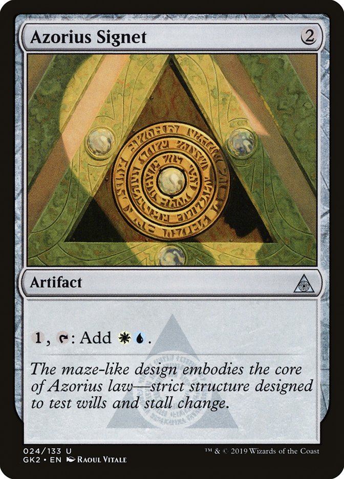 Azorius Signet [Ravnica Allegiance Guild Kit] | Gear Gaming Bentonville