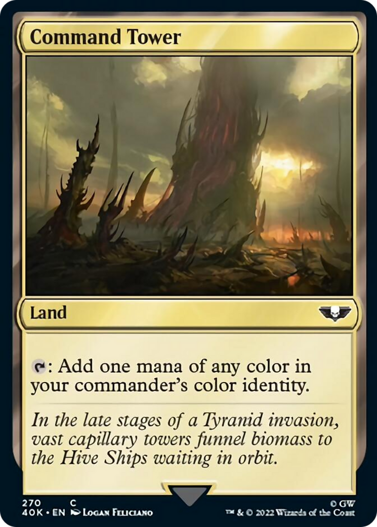 Command Tower (270) [Universes Beyond: Warhammer 40,000] | Gear Gaming Bentonville