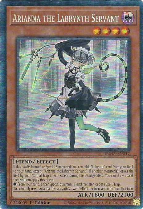 Arianna the Labrynth Servant [TAMA-EN017] Collector's Rare | Gear Gaming Bentonville