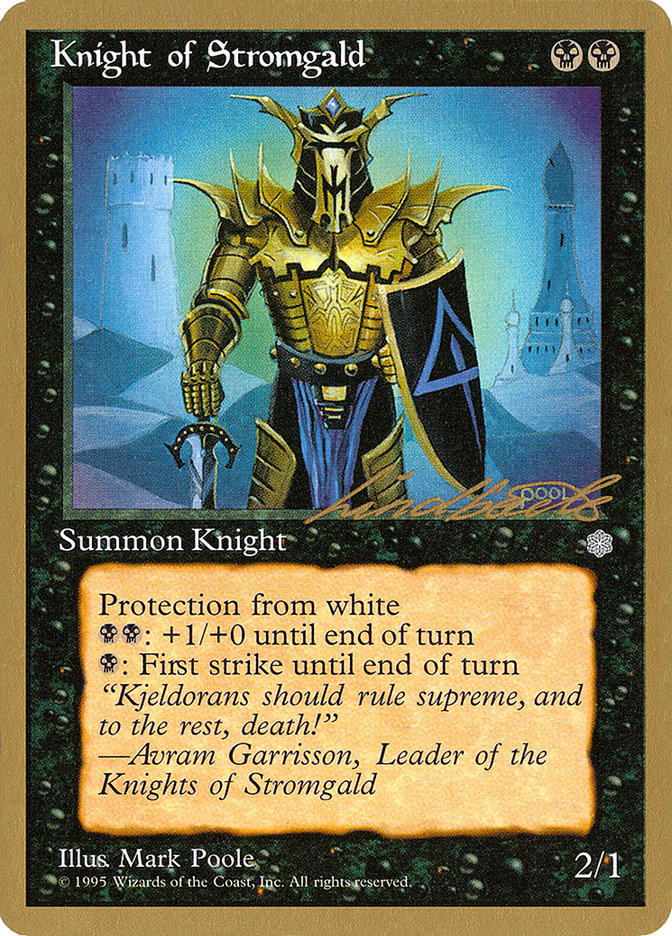 Knight of Stromgald (Leon Lindback) [Pro Tour Collector Set] | Gear Gaming Bentonville