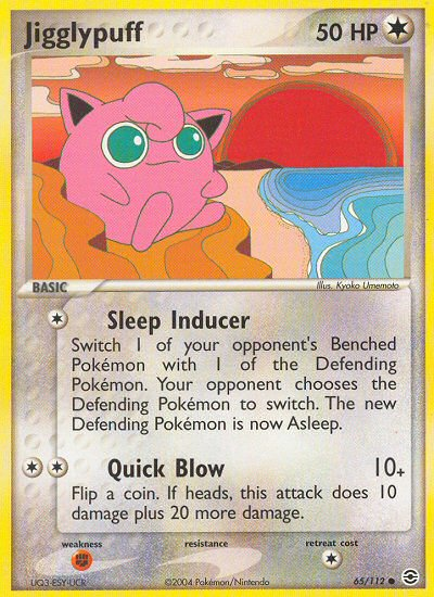 Jigglypuff (65/112) [EX: FireRed & LeafGreen] | Gear Gaming Bentonville