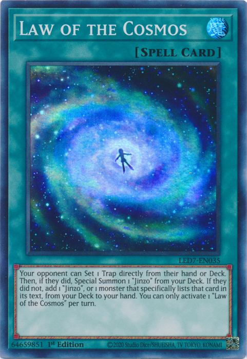 Law of the Cosmos [LED7-EN035] Super Rare | Gear Gaming Bentonville