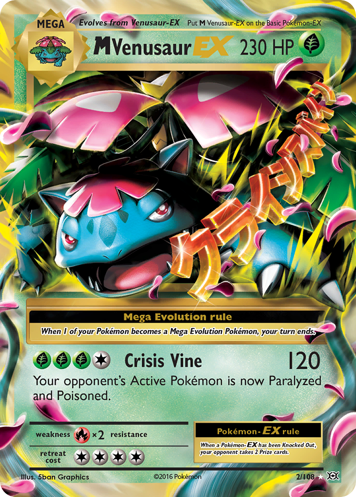 M Venusaur EX (2/108) [XY: Evolutions] | Gear Gaming Bentonville