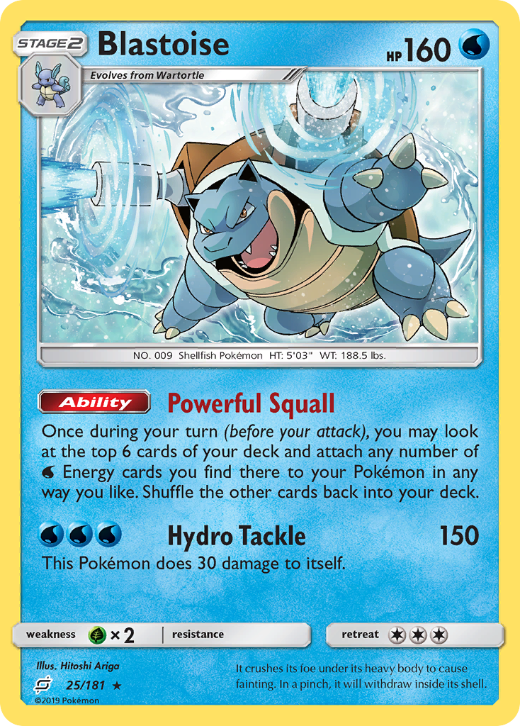 Blastoise (25/181) [Sun & Moon: Team Up] | Gear Gaming Bentonville