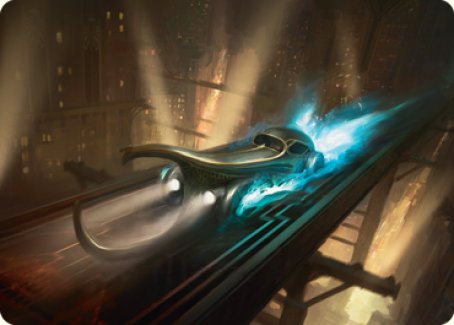 Run Out of Town Art Card [Streets of New Capenna Art Series] | Gear Gaming Bentonville