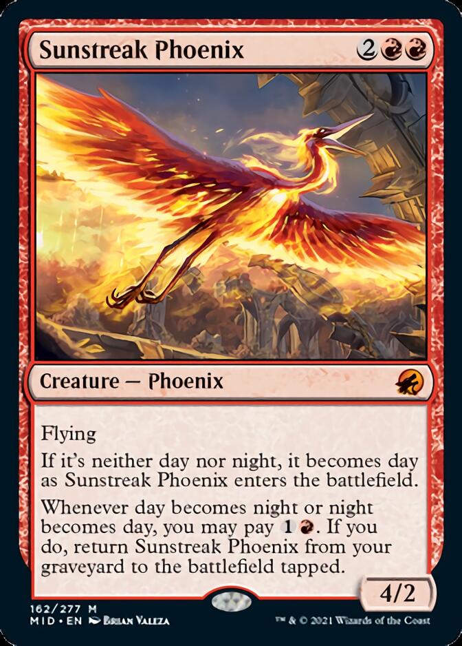 Sunstreak Phoenix [Innistrad: Midnight Hunt] | Gear Gaming Bentonville