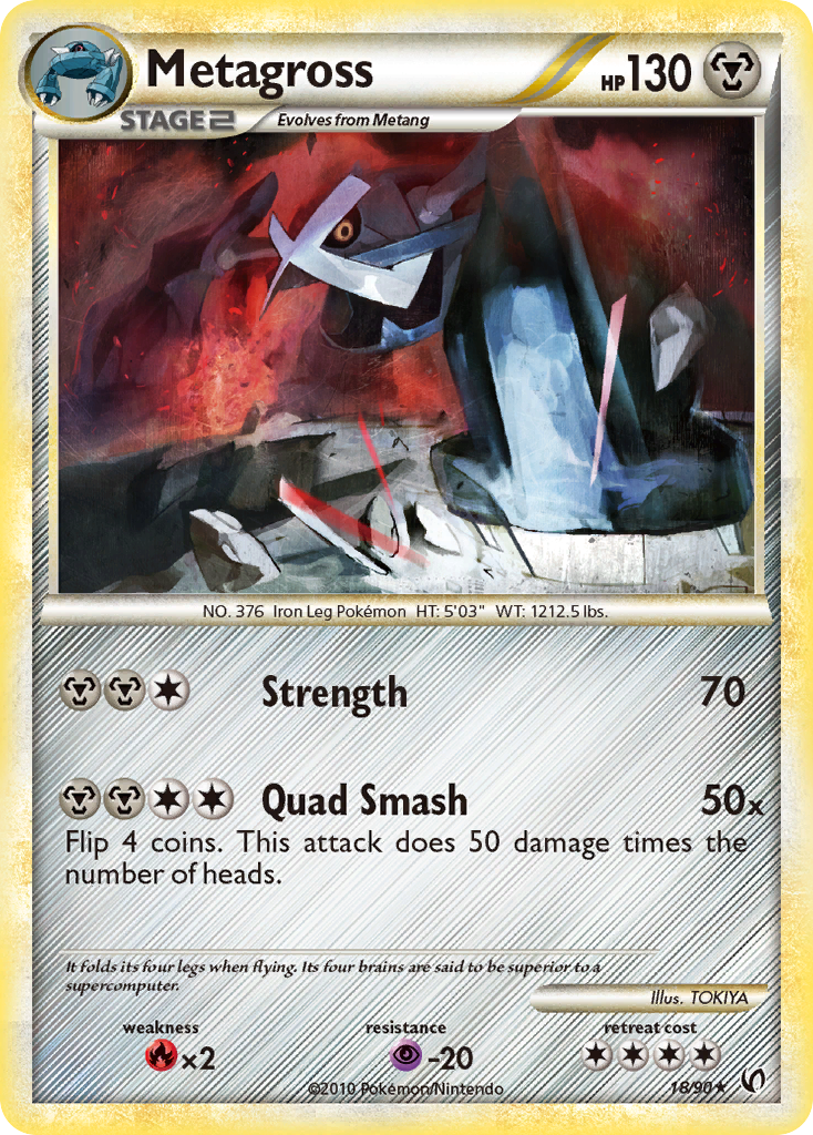 Metagross (18/90) [HeartGold & SoulSilver: Undaunted] | Gear Gaming Bentonville