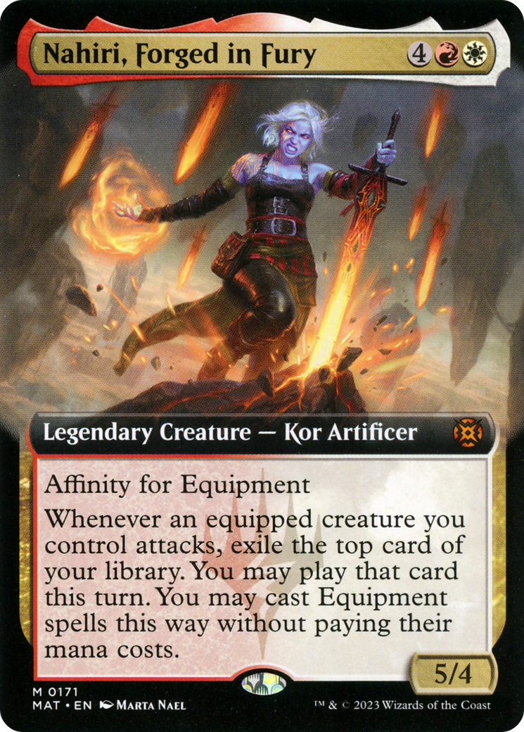 Nahiri, Forged in Fury (Extended Art) [March of the Machine: The Aftermath] | Gear Gaming Bentonville