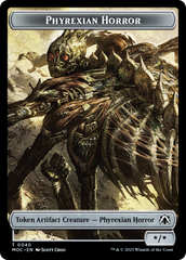 Phyrexian Golem // Phyrexian Horror Double-Sided Token [March of the Machine Commander Tokens] | Gear Gaming Bentonville