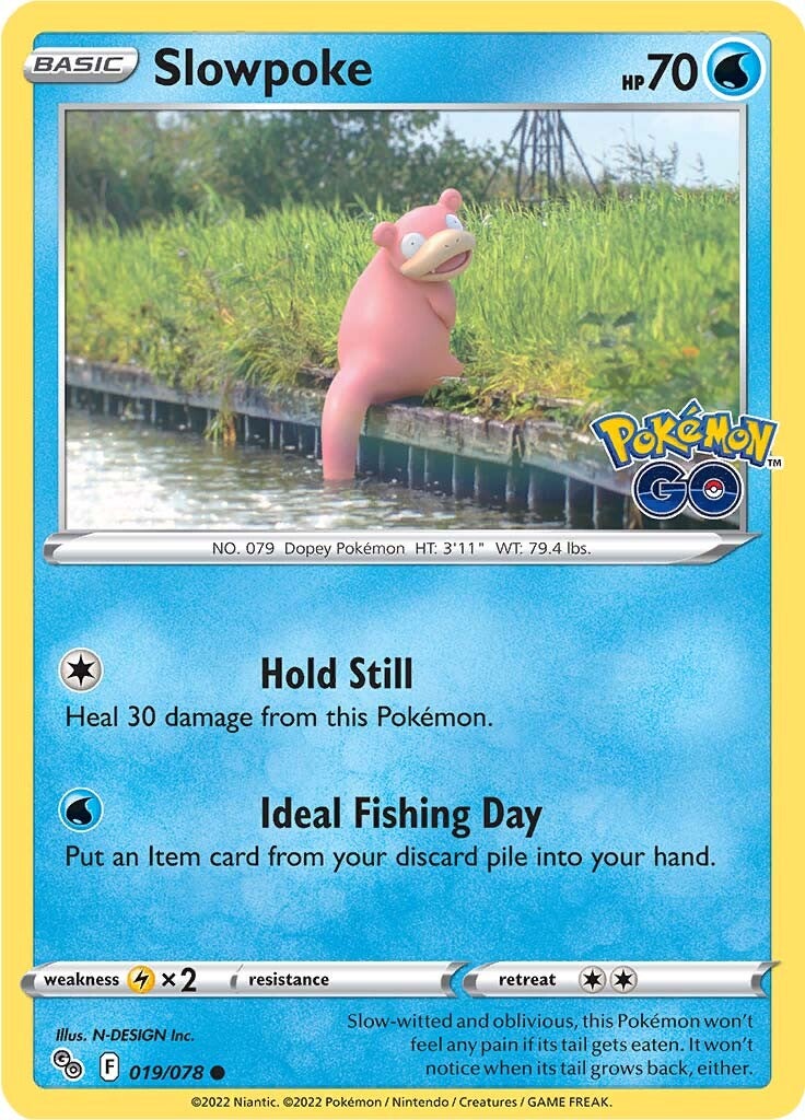 Slowpoke (019/078) [Pokémon GO] | Gear Gaming Bentonville