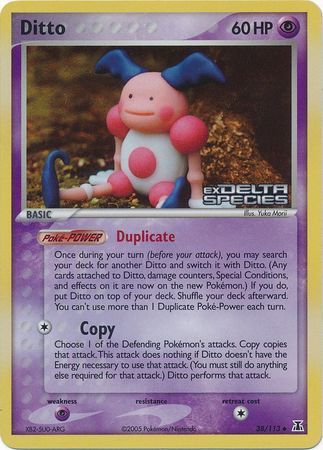 Ditto (38/113) (Stamped) [EX: Delta Species] | Gear Gaming Bentonville