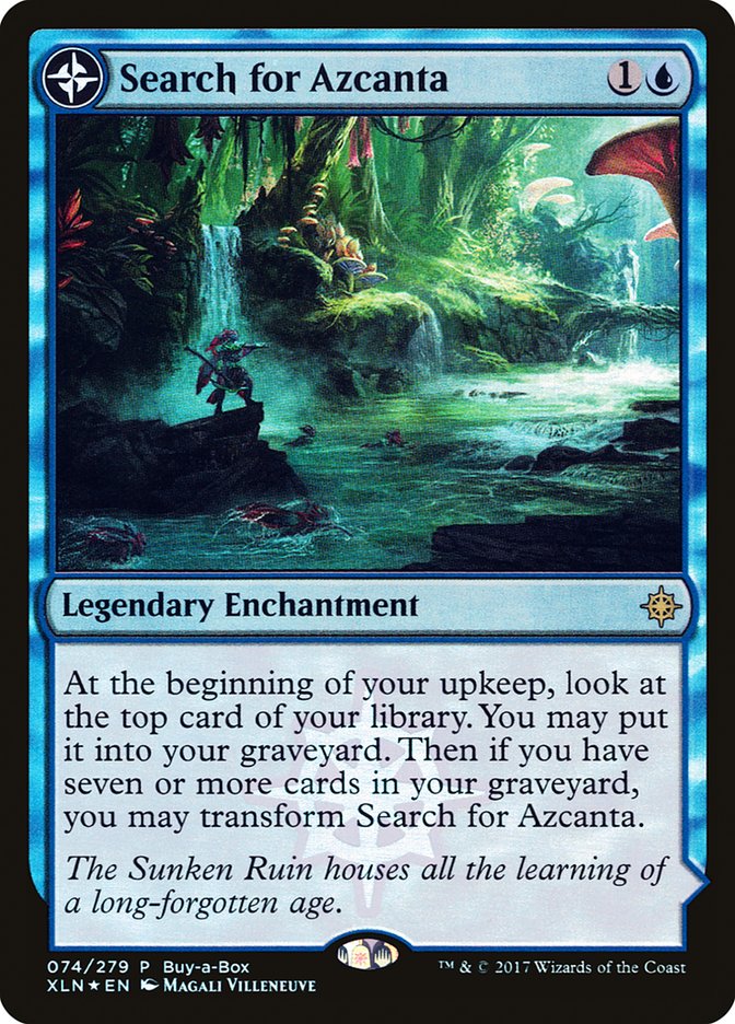 Search for Azcanta // Azcanta, the Sunken Ruin (Buy-A-Box) [Ixalan Treasure Chest] | Gear Gaming Bentonville