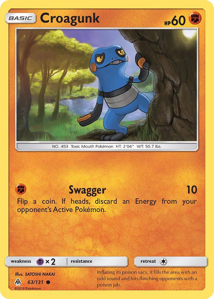 Croagunk (63/131) [Sun & Moon: Forbidden Light] | Gear Gaming Bentonville