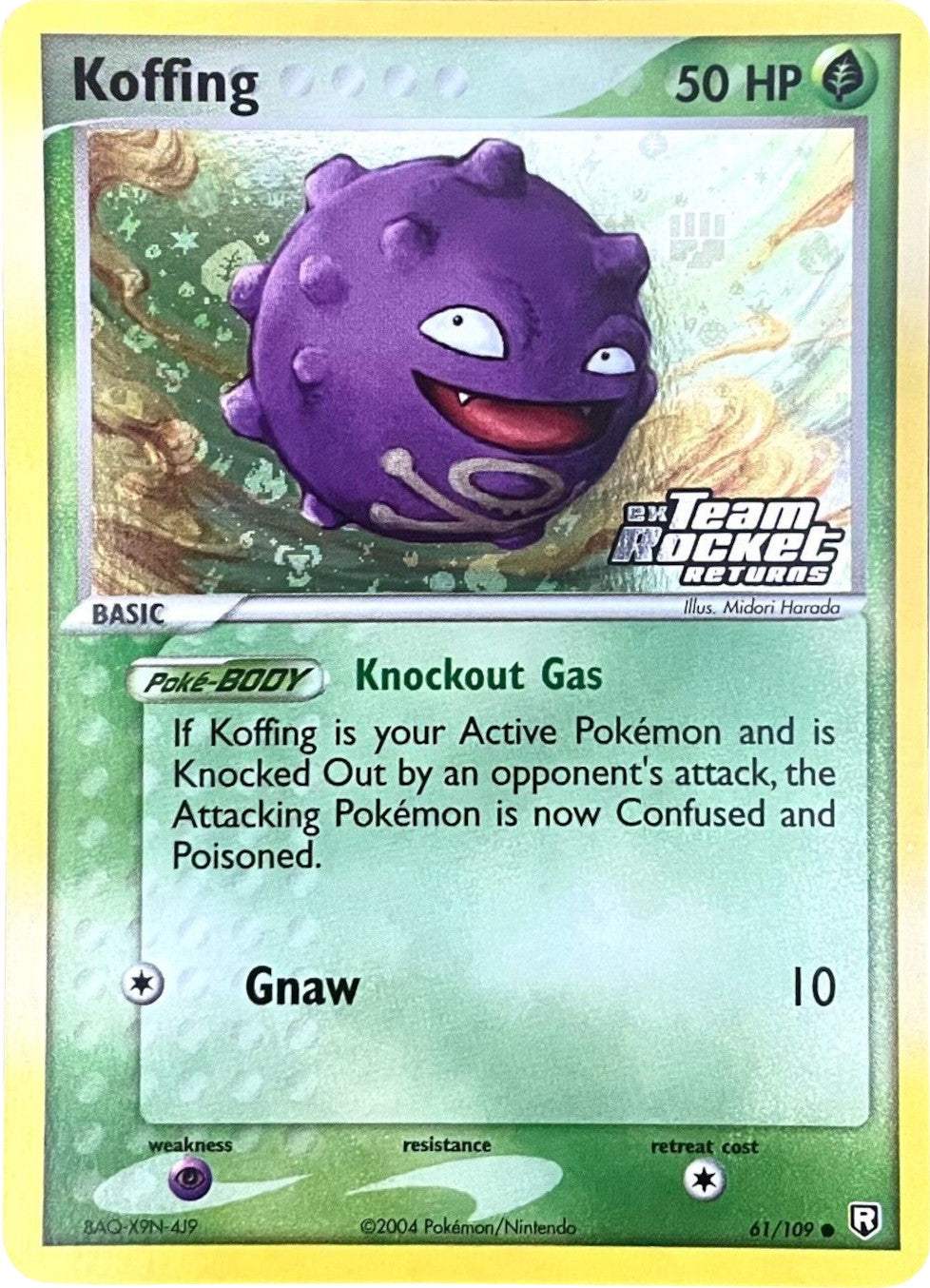 Koffing (61/109) (Stamped) [EX: Team Rocket Returns] | Gear Gaming Bentonville