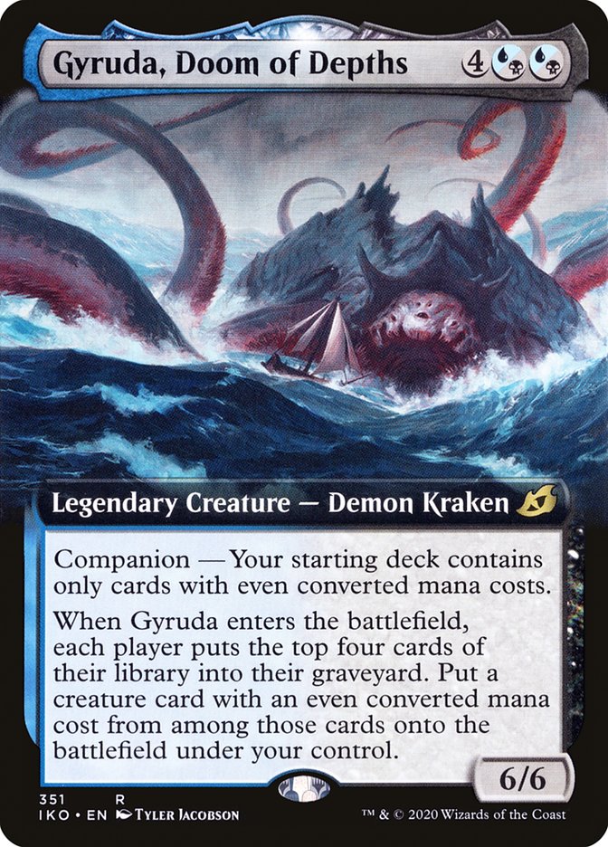 Gyruda, Doom of Depths (Extended Art) [Ikoria: Lair of Behemoths] | Gear Gaming Bentonville