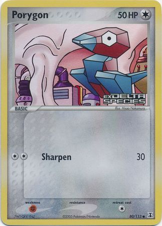 Porygon (80/113) (Stamped) [EX: Delta Species] | Gear Gaming Bentonville