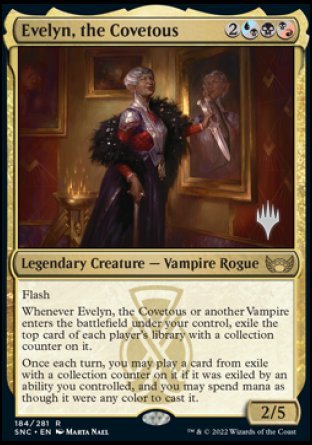 Evelyn, the Covetous (Promo Pack) [Streets of New Capenna Promos] | Gear Gaming Bentonville